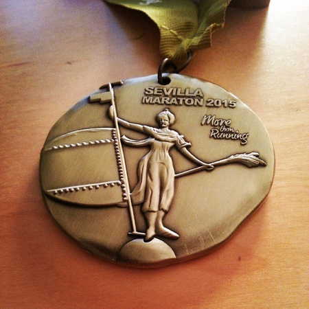 Medalla Maratón Sevilla 2015